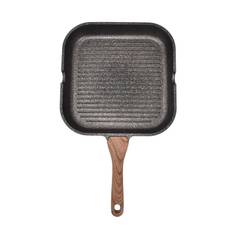 Grill Pan for Stove Tops Aluminum Induction Square Frying Pan Steak Frying Plate Kitchen Home 24cm / 9.4in