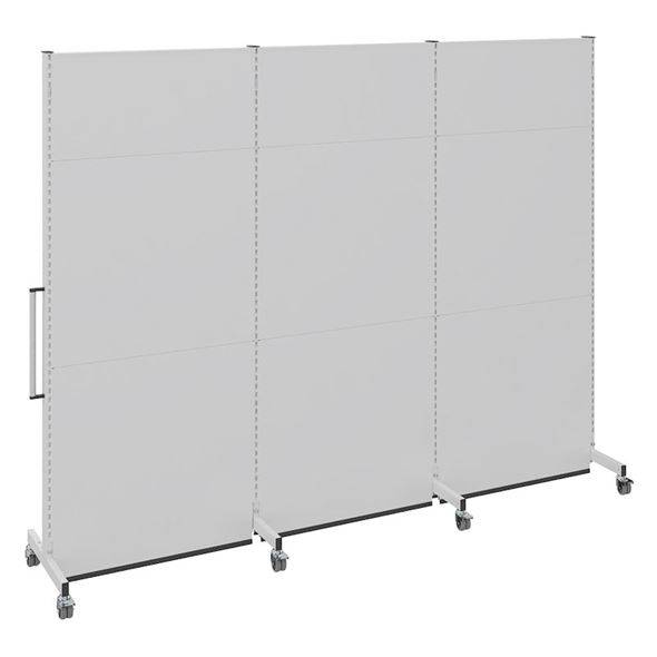 Skærmvæg Erland, til industri og kontor, LxBxH 3000 x 740 x 2521 mm