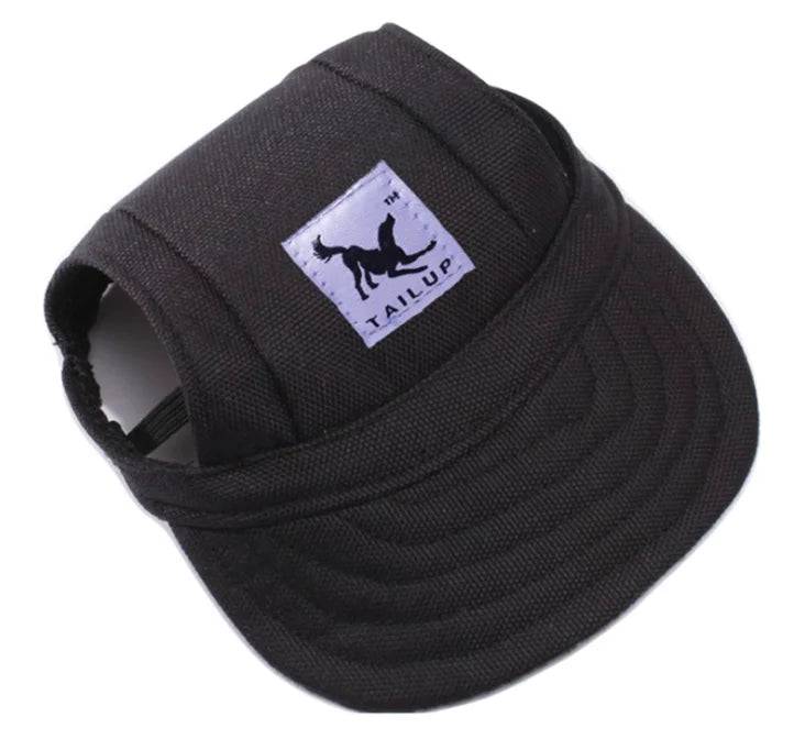 Fashion Print Pet Baseball Cap for Dogs & Cats - black / XL (XL)