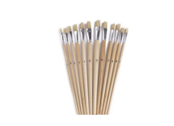 Benson Borste Sats 12-Delar Flat - Beige