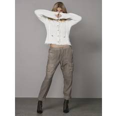 NÜ Denmark Yui 7/8 Trousers Kvinde Mud Bukser Str XXL - hos Magasin