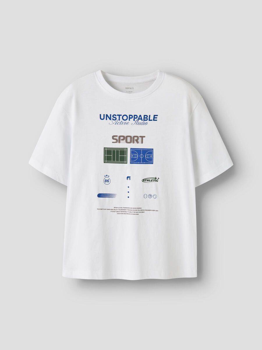 Ekologisk Bomull T-shirt - Vit - 116