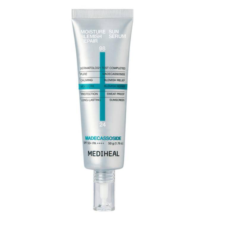 MEDIHEAL Madecassoside Moisture Sun Serum50g SPF50+ PA++++ 1PCS