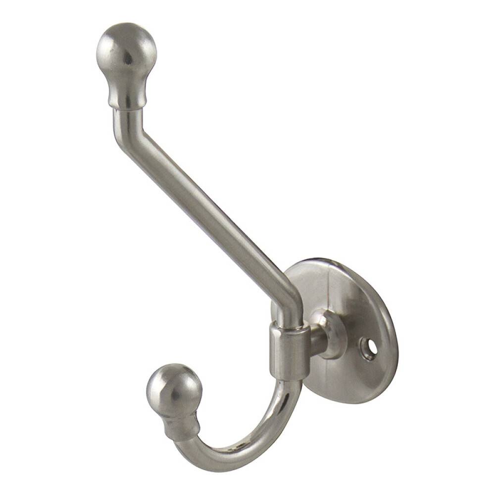 KLÄDKROK MILLERS 2-KROKAR 130MM NICKEL