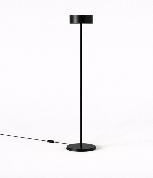 Frandsen Dark LED Gulvlampe Sort.