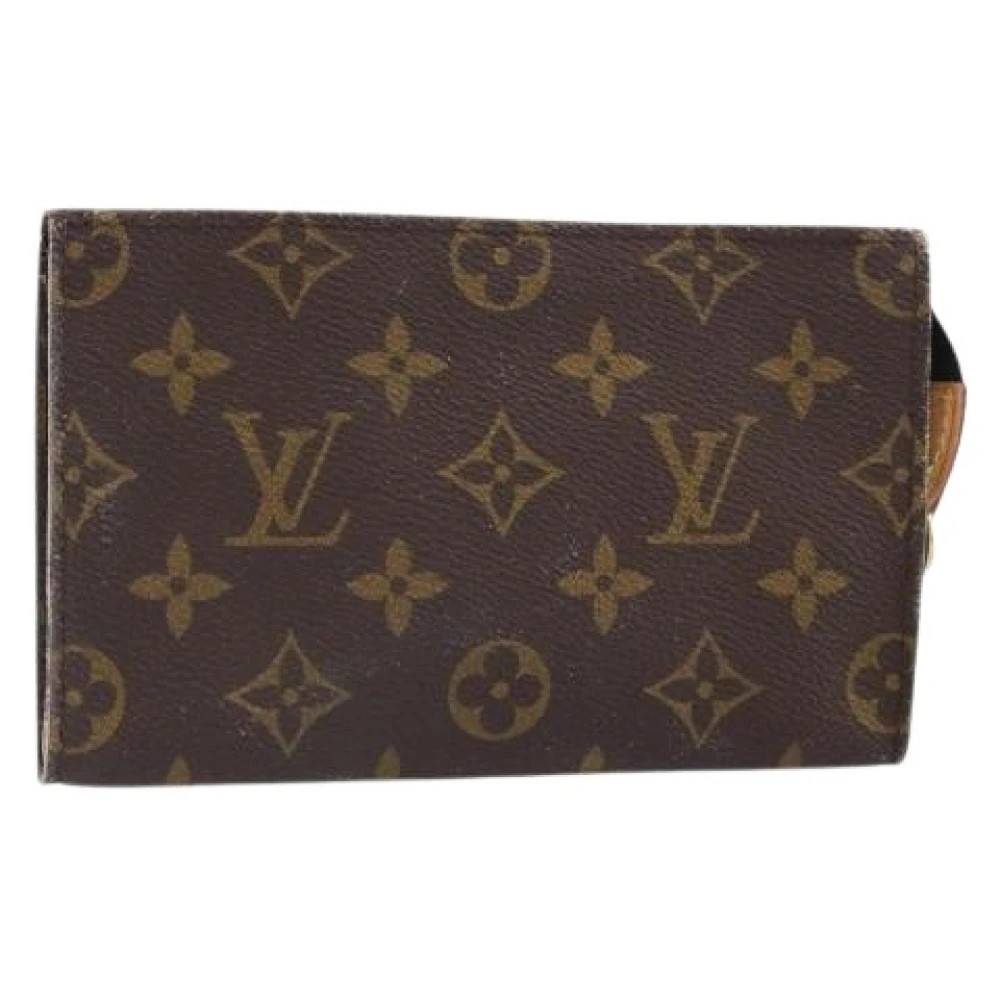 Louis Vuitton Vintage Pre-owned Canvas Clutch - Vintage - Dame - Brun - ONE SIZE -