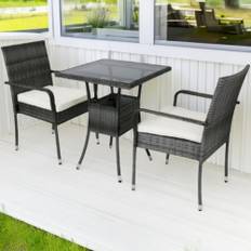 Caféset för balkong i konstrotting | Lyfco Mölle