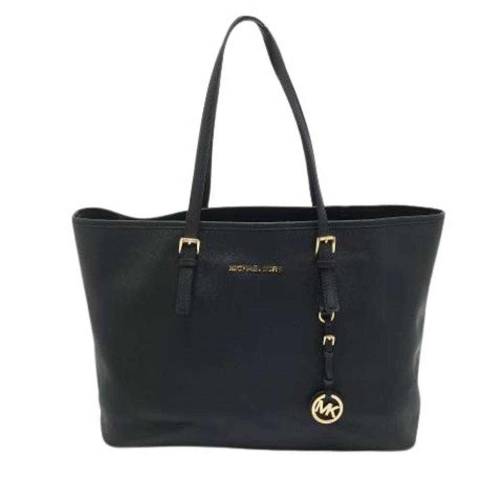 Michael Kors Pre-owned Pre-owned Jet Set Tote - Vintage - Dame - Sort - ONE SIZE - Læder