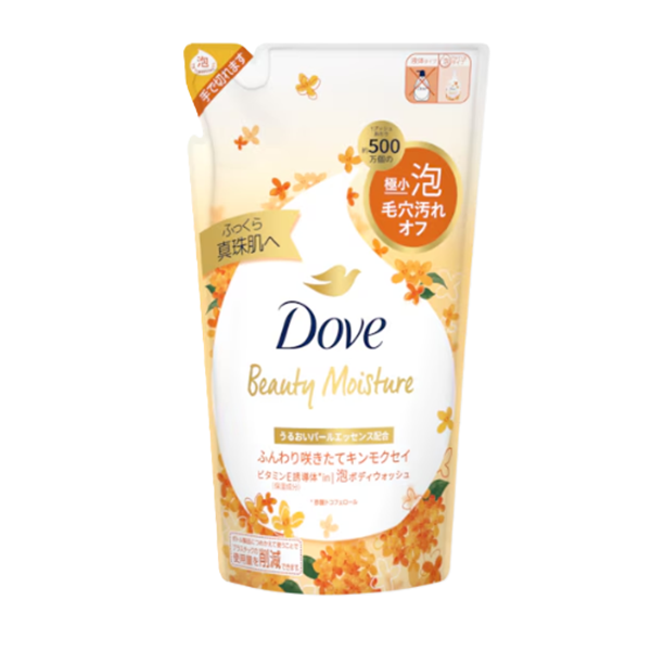Dove Japan - Beauty Moisture Foaming Body Wash Refill - 430g - Osmanthus Scent - No Color