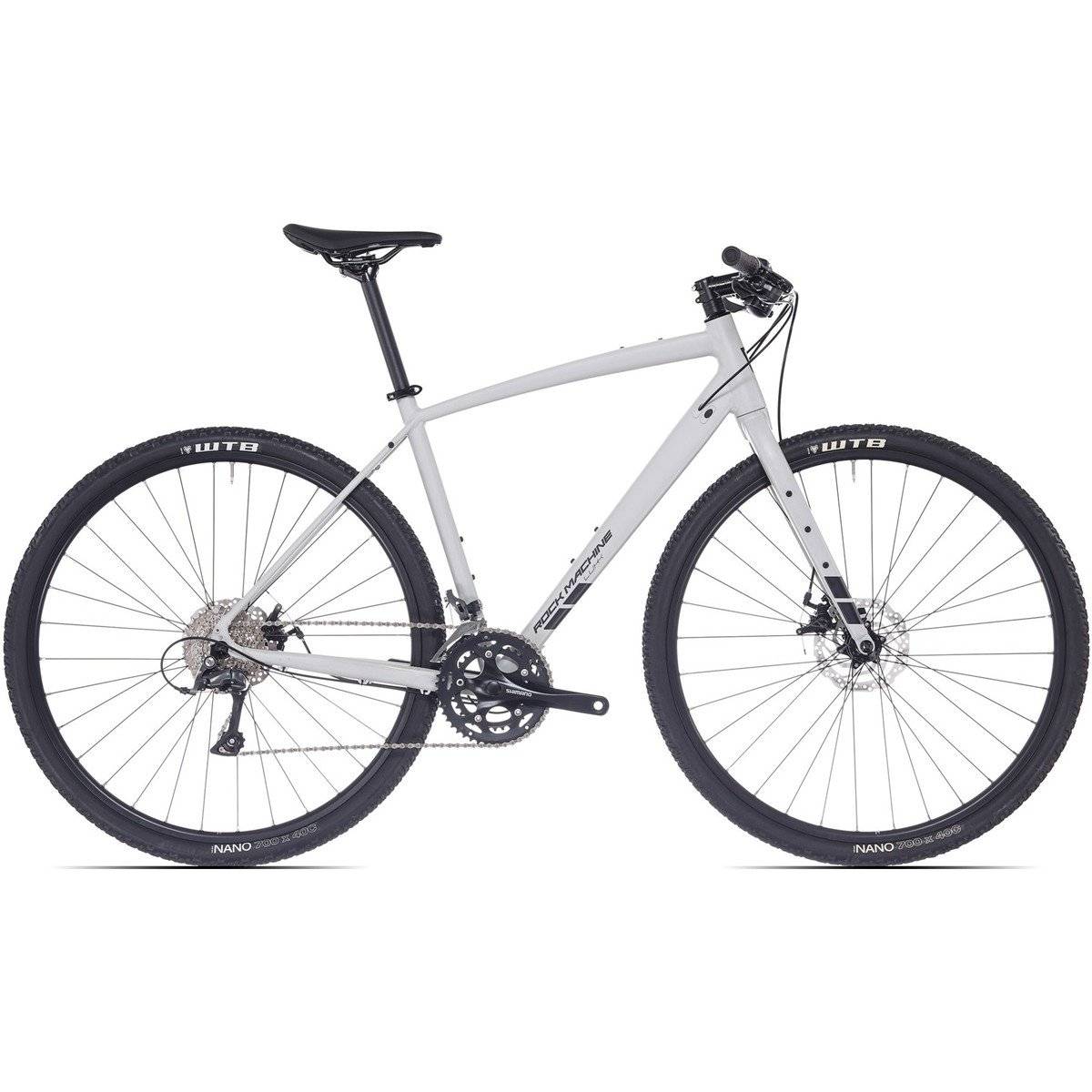 Gravel bike Rock Machine Lukk 20 Flat Bar Matte Limerock Grey L 2025