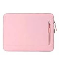 Busines Laptopväska Lämplig for MacBook Air Pro 13 15 13,3 14 15,6 tums Notebook Enkelt mode datorfodral (Color : Pink, Size : For 15-15.6-inch)