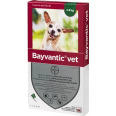 Bayvantic Vet - Loppe og flåtmidel til hunde - 4-10 kg.