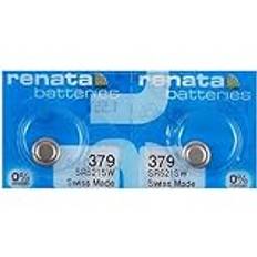 Renata Klockbatteri Swiss Made Renata 379 eller SR521SW ELLER AG0 1,5 V (2 x 379 eller SR 521 SW)