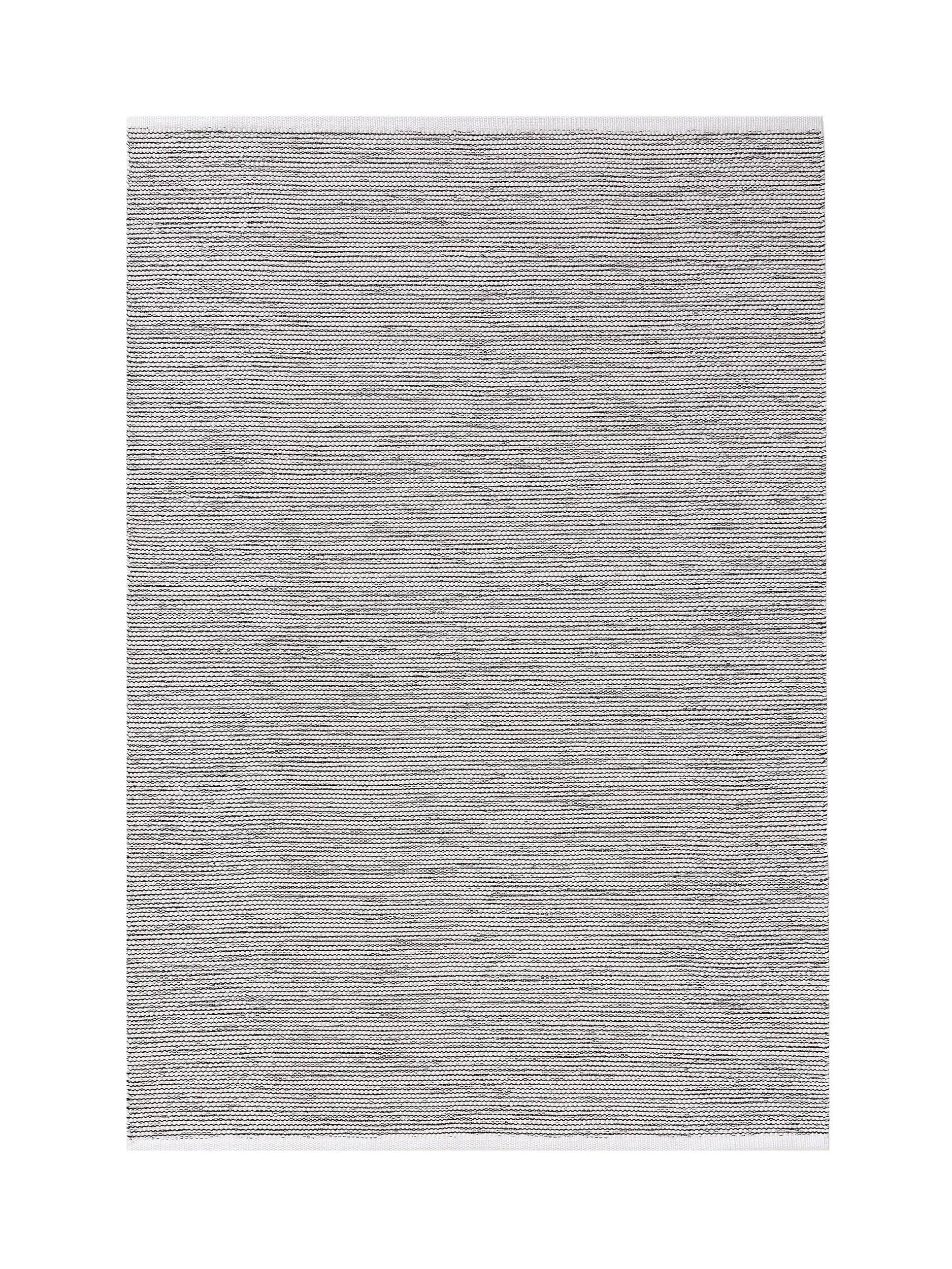 DUKE Beige Sort Bomuld Tæppe - Rektangulær / 60x120 cm / Beige