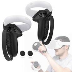 1 Par Controller Grip För Oculus Quest 2 Tillbehör Grips Cover för VR Touch Controllers Skyddsskydd med halkfria tumgrepp - Multifärgad (Multi-size)