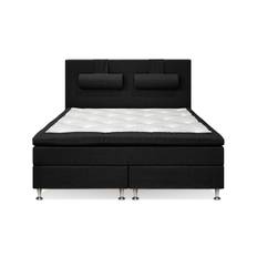 Sängpaket Sofia 160x200 Svart - Kontinentalsäng