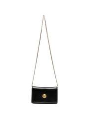 Versace Chain Strap Clutch — Black