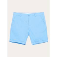 Knowledge Cotton Chuck Regular Chino Poplin Shorts - dusk blue 30