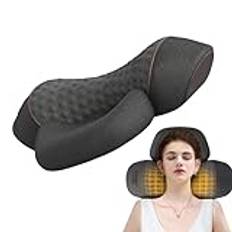 My-soothelab Ryggmassager, My-Soothe Lab 3-i-1 nack- och axelmassagekudde med värme, ergonomisk M-Emory skum massagekudde för nacke axlar