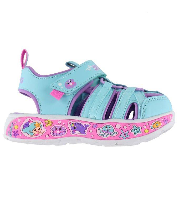 Skechers Sandaler - Play Scene Splash Cute - Turquise/Lavender - Skechers - 24 - Sandal