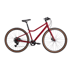 White AX+ SCARLET RED 25, hybridcykel, herr