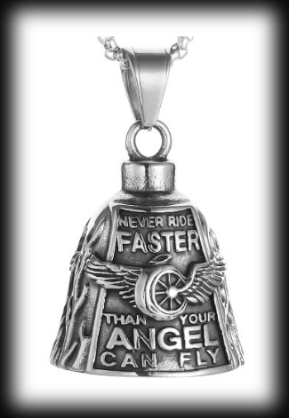 Guardian bell smycke - "Fly high" i rostfritt stål., DSLP1129