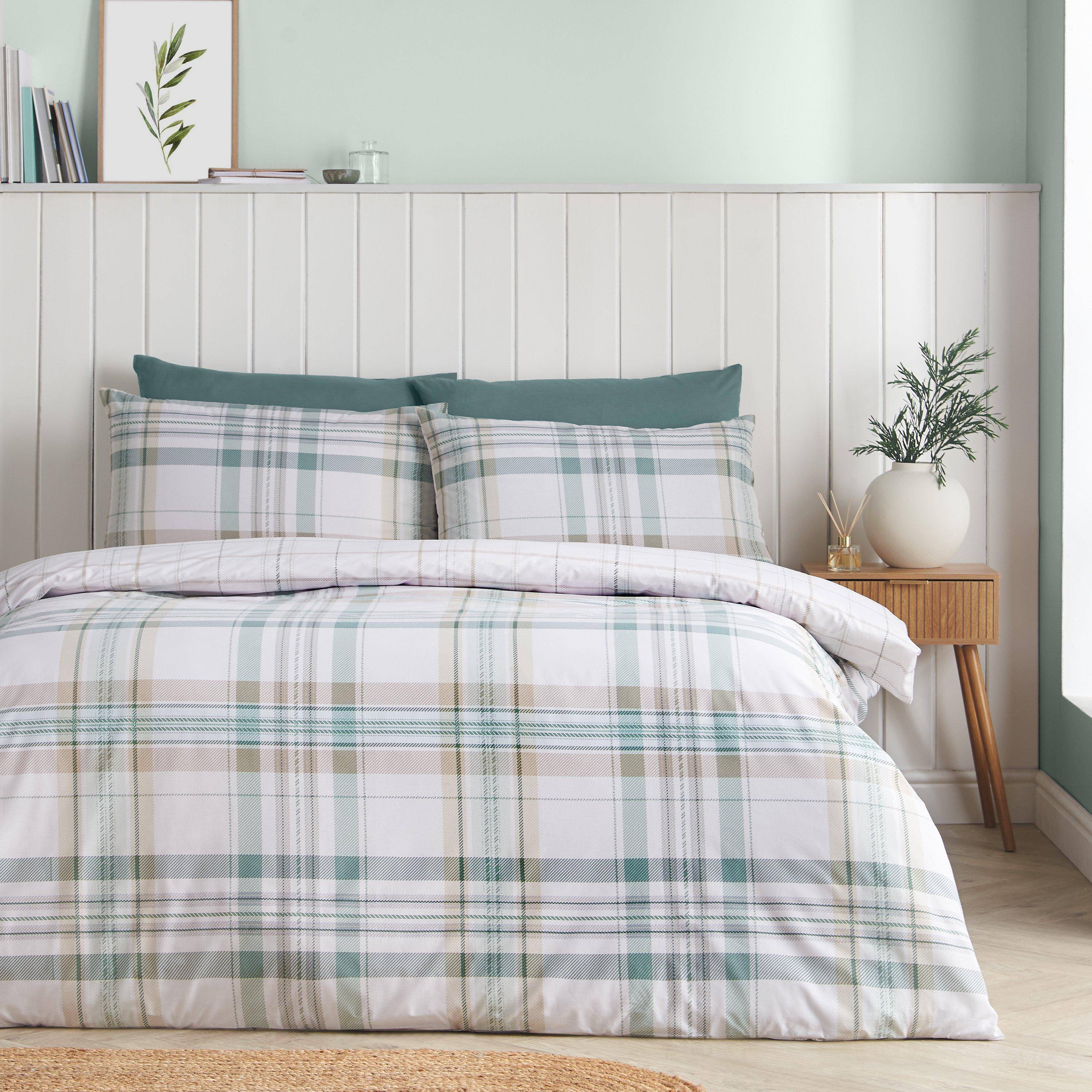 Catherine Lansfield Cartmel Check Duvet Cover Set