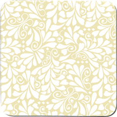 Denby Jasmine Gold Set Of 6 Coasters