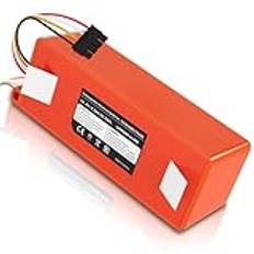 Homesuit 14,4 V 6 500 mAh ersättningsbatteri för Xiaomi Roborock S5 S50 S51 S55 S6 S7 Xiaowa E20 E25 E35 Xiaomi Mijia robotdammsugare batteri