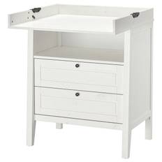 IKEA - SUNDVIK puslebord/kommode, hvid