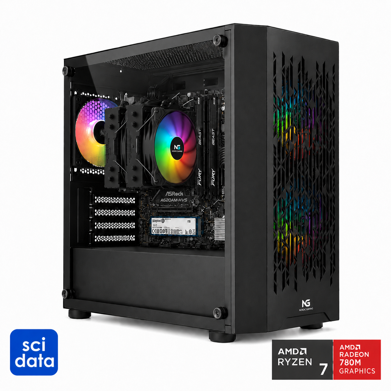 SCI Gamer PC R7 8700G/16/1000.
