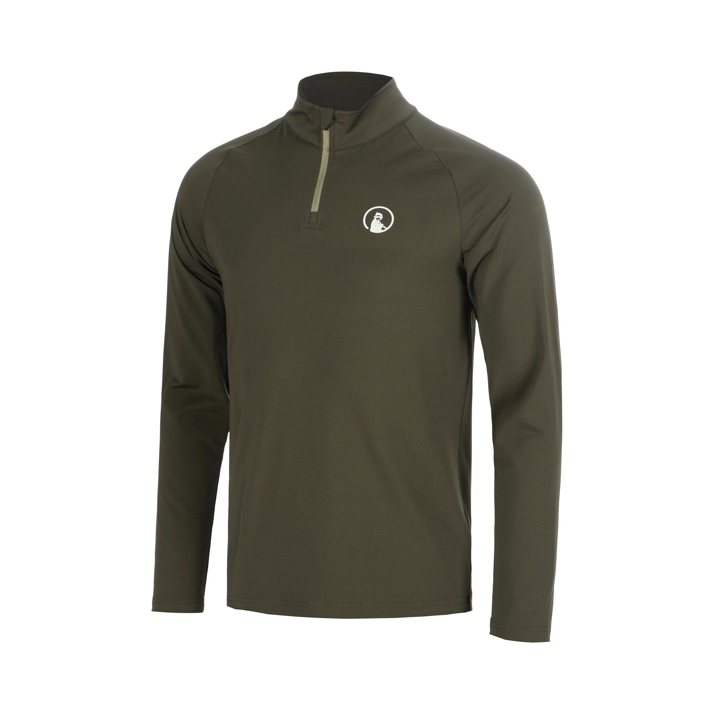 Quiet Please Memories Big Serve 1/4 Zip Long sleeve Boys, size: 164 - dark green