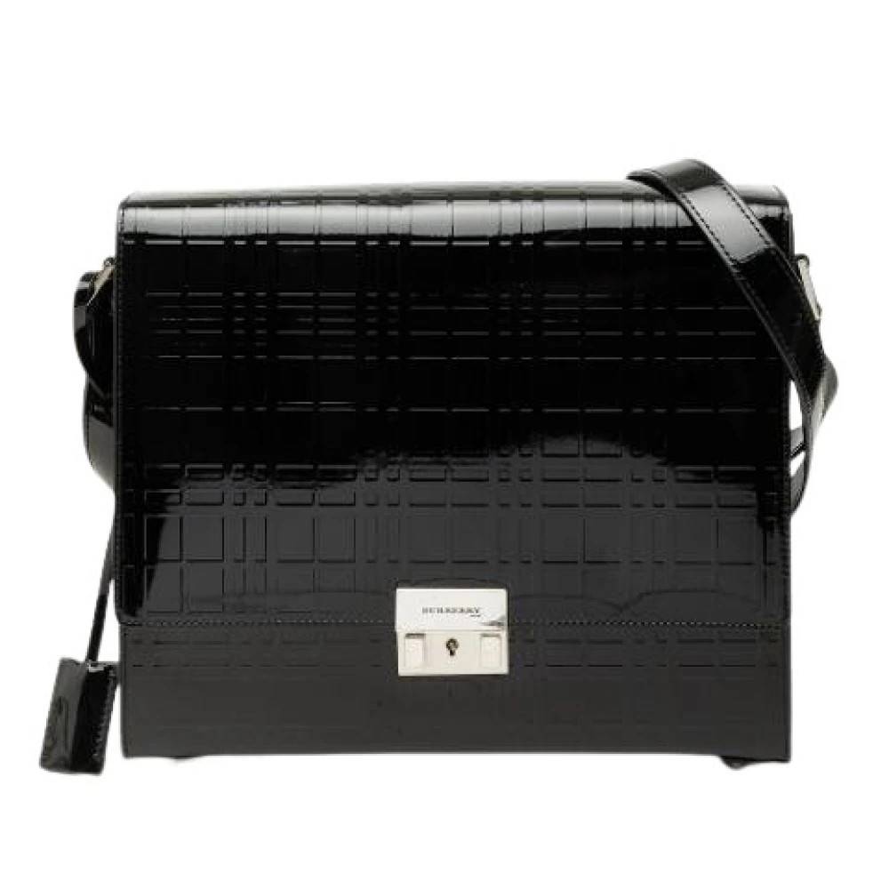 Burberry Vintage Pre-owned Crossbody Taske - Vintage - Dame - Sort - ONE SIZE - Uld