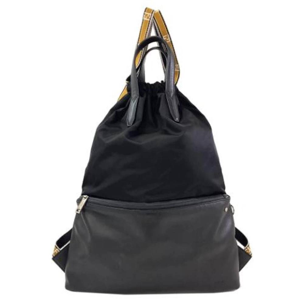 Fendi Vintage Pre-owned Vintage Rygsæk - Vintage - Dame - Sort - ONE SIZE - Nylon