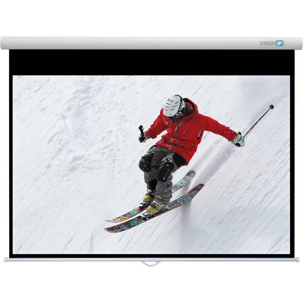 Screen'up Filmmanual deluxe 50046 (266 cm) - Manuell projektorduk, 1.0