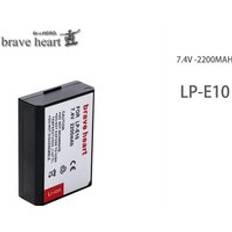 Bateria lp -e10 lpe 10 lp e10 batteripack + dubbel laddare för canon 1100d 1200d 1300d rebel t3 t5 kiss x50 x70 kameratillbehör - 1 batteri