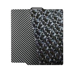 JUUPINE for bambulab druckplatte PEO PET PEI plat für Bambu Lab a1, X1C, X1E, P1P, P1S, X1, 257x257mm carbon platte Textured PEO PET Druckbett Platte für bambulab filament