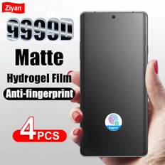 4 stk. Mat Hydrogel Film til Samsung Galaxy S24 S23 S22 S21 Note 20 Ultra S20 FE S10 Plus A13 4G A33 A73 A53 5G Skærmbeskytter til S23 FE For S23 FE Matte Hydrogel Film