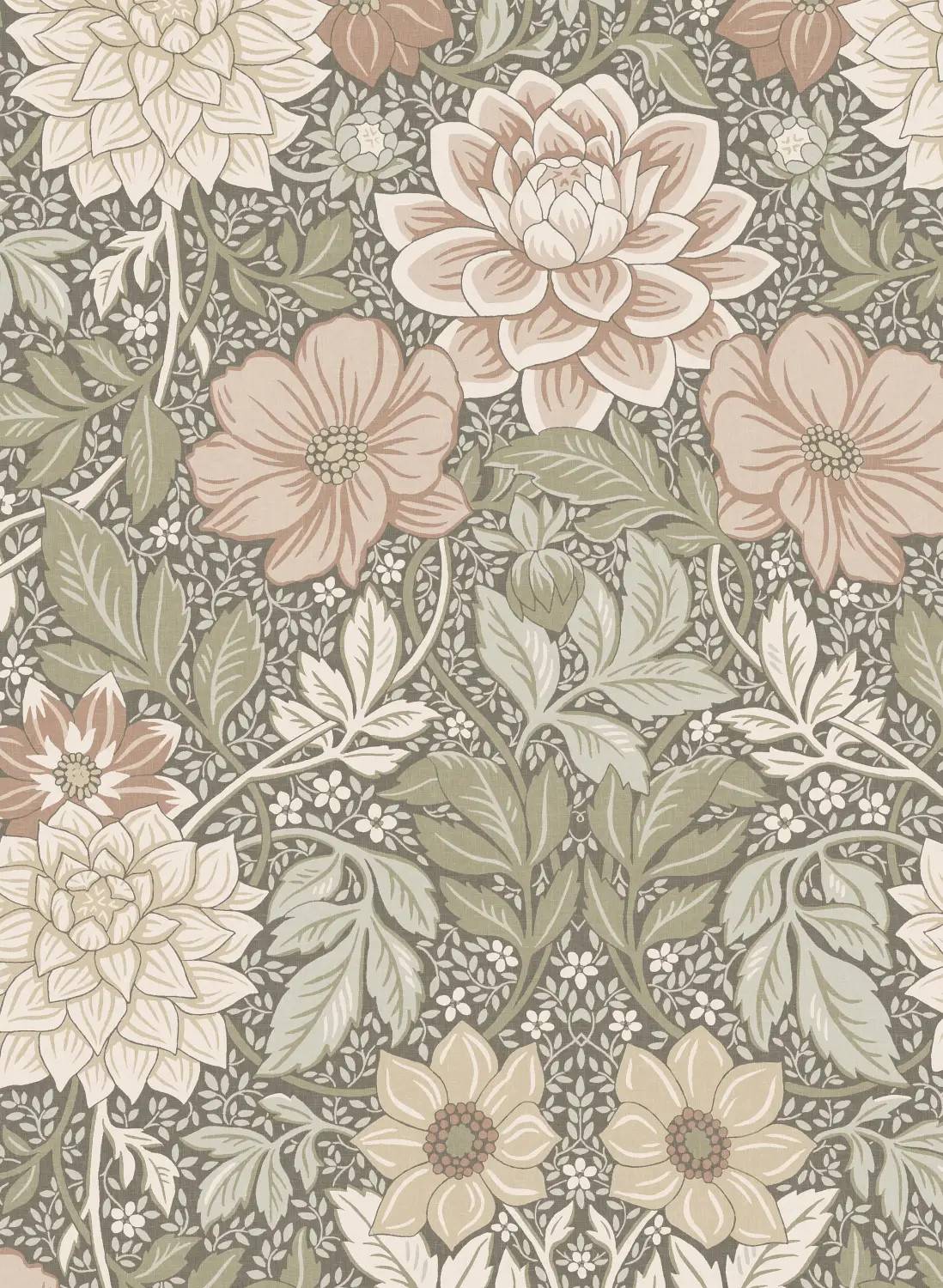 Boråstapeter Studio Mural Dahlia Garden Grand - 9713W - /rose