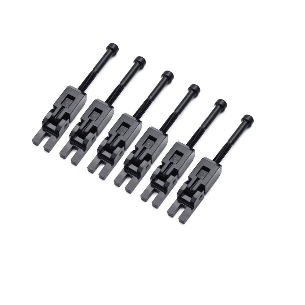 6 ST Dubbelt Låssystem Låsta Sadel för Floyd Rose Gitarr Tremolo