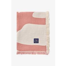 Lexington - Filt Coral Jacquard Bomull - Orange