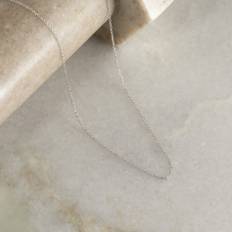 SIMPLE LINK SOLID GOLD CHAIN - 14K WG - Halskæde - Sisi Copenhagen