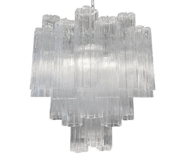 Murano Tronchi lysekrone - 53x45cm - farve - Brass / Smoke