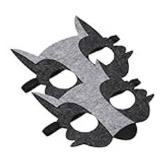 BESTonZON 2 St djurmask cosplay mask räv halloween mask kostym för barn dekor foto rekvisita scenföreställningsmask Tecknad serie Kläder Munskydd smink kvinnors djur- ovävt tyg