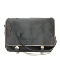 Prada Vintage, Pre-owned, Dame, Sort, ONE SIZE, Tyl, Pre-owned Stof prada-tasker
