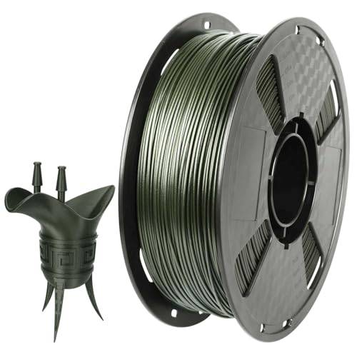 CC3D kolfiber PETG 3D-skrivartråd olivgrön PETG kolfiberfilament 1,75 mm 1 kg (2,2 pund) spole 3D-tryckmaterial PETG CF-filament olivgrön