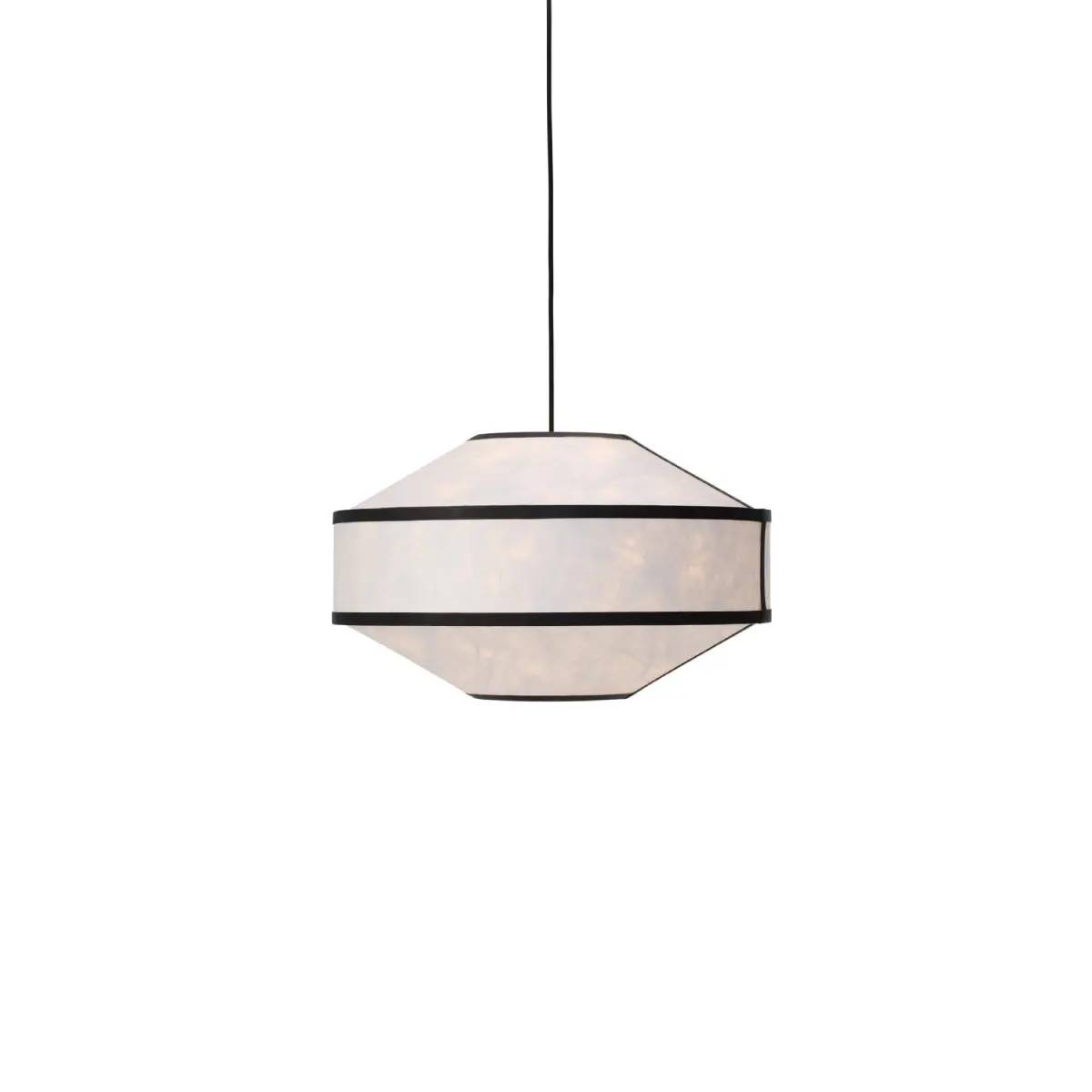 New Works, Kite Pendel Hvid Og Sort Ø55