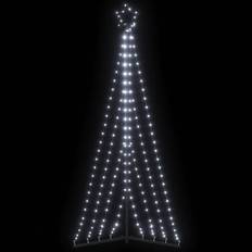 vidaXL LED julgran 339 LEDs kallvit 180 cm