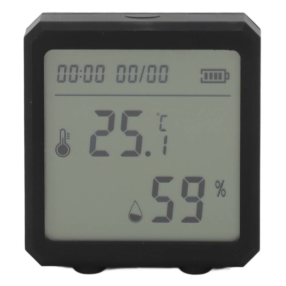 Smart WiFi Temperatur- og fugtighedsmåler Indendørs, Trådløst Termometer Hygrometer med App-notifikationer Kompatibel med Alexa og Google