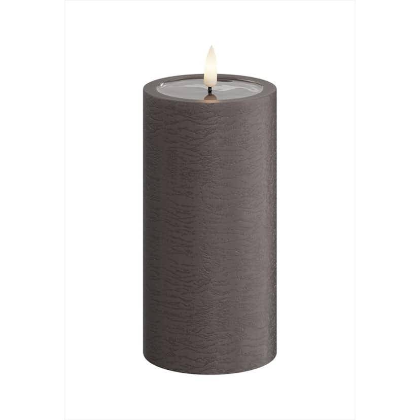 LED-Blockljus UNIQUE Candles 7,5x15 cm